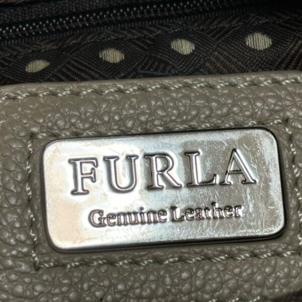 37988439 8 Furla Handbag Leather Gray Beige