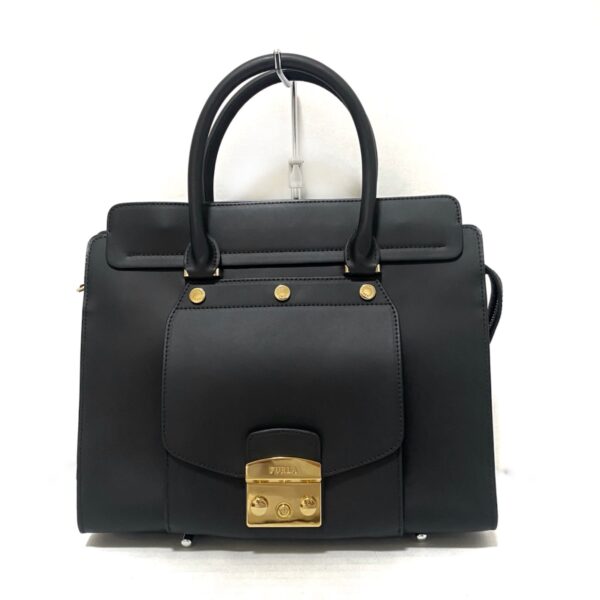 37988684 1 Furla Handbag Leather Black