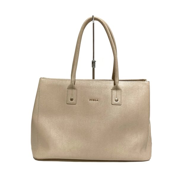 37988850 1 Furla Tote Bag Leather Beige