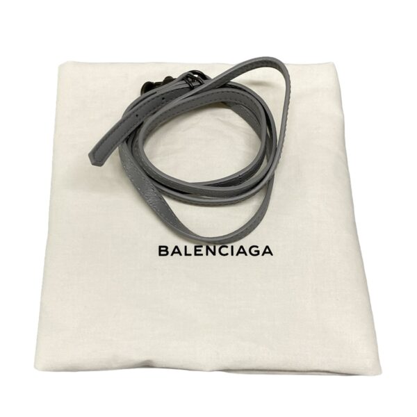 37990615 11 Balenciaga Paper Mini Tote Bag Leather Mouton Gray