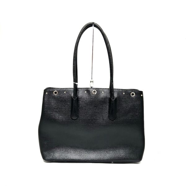 37992615 3 Furla Handbag Studded Leather Black