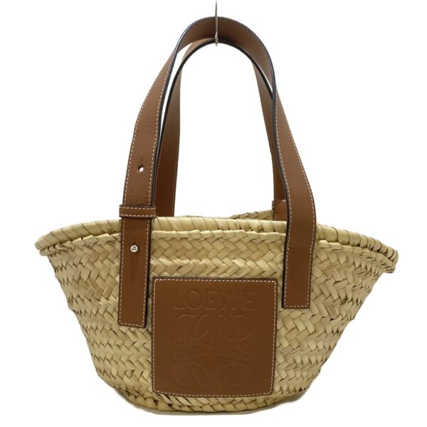 37993365 1 Loewe Basket Tote Bag Leather Natural Tan