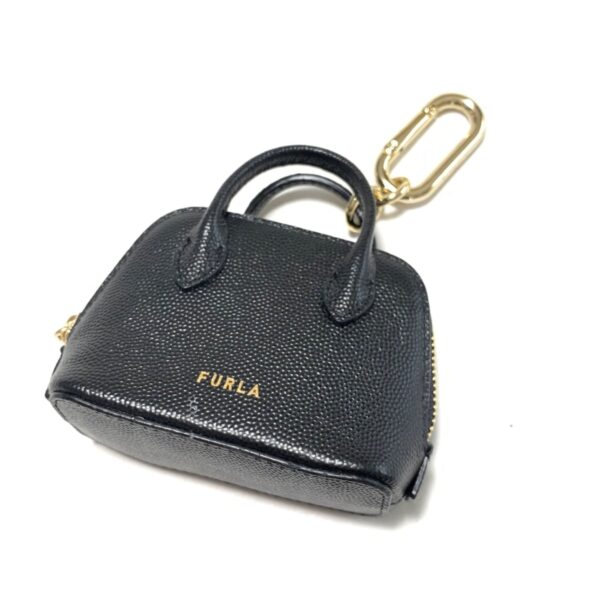 37995232 1 Furla Key Chain Bag Leather Black