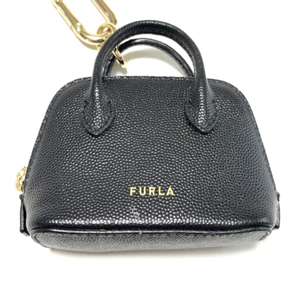 37995232 4 Furla Key Chain Bag Leather Black