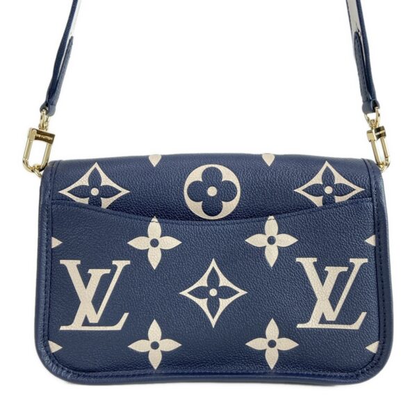 37995248 3 Louis Vuitton Diane NM PM Shoulder Bag Leather Navy