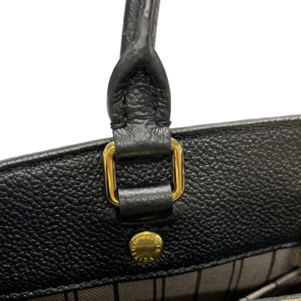 37995711 16 Louis Vuitton Montaigne BB Handbag Leather Noir