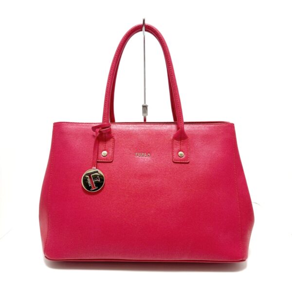 37999664 1 Furla Tote Bag Leather Red