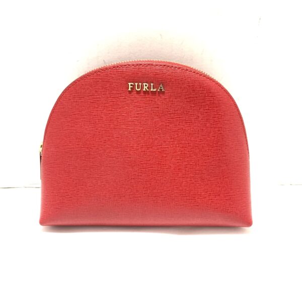 38000430 1 Furla Pouch Leather Red