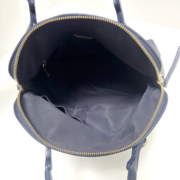 38000503 7 Furla Piper Handbag Leather Navy