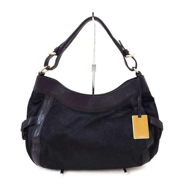 38001006 1 Furla Shoulder Bag Leather Black