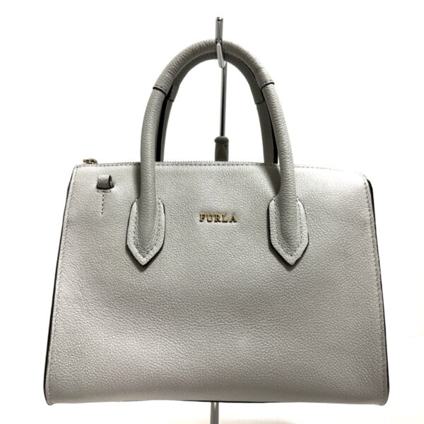 38001603 1 Furla Handbag Leather Gray