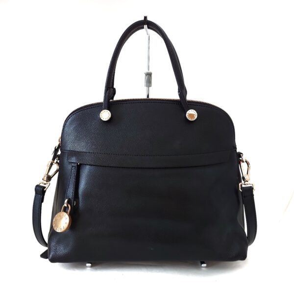 38001667 1 Furla Piper Handbag Leather Black