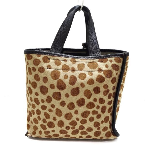 38002799 3 Furla Tote Bag Giraffe Pattern Leather Light Brown