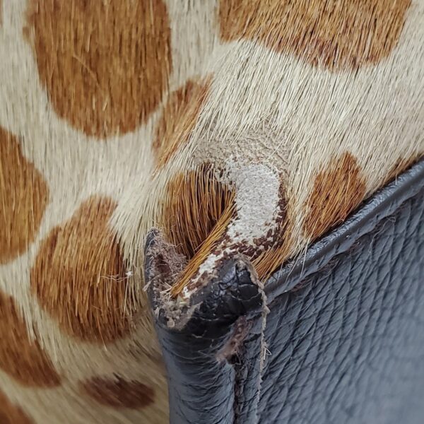 38002799 5 Furla Tote Bag Giraffe Pattern Leather Light Brown