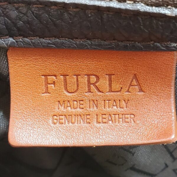 38002799 8 Furla Tote Bag Giraffe Pattern Leather Light Brown