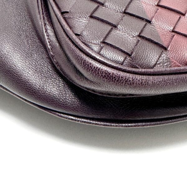 38003097 5 Bottega Veneta Intrecciato Waist Pouch Leather Purple Bordeaux