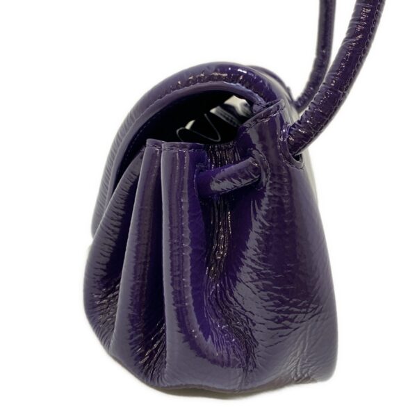 38003276 4 Bottega Veneta Beak Shoulder Bag Leather Purple