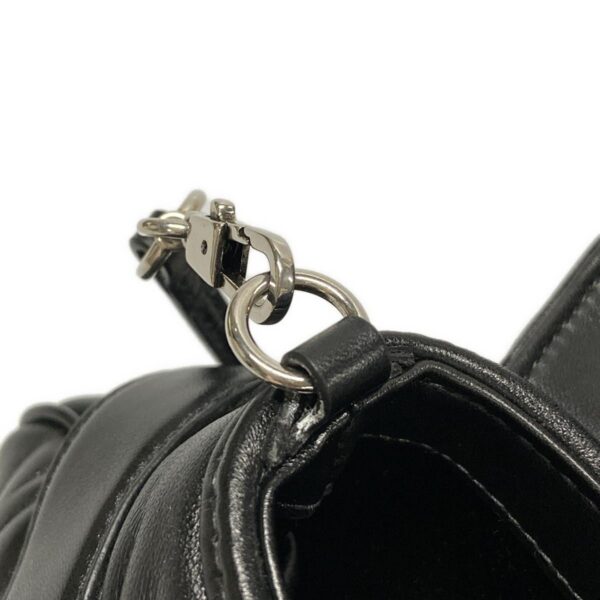 38005743 15 Gucci Horsebit Chain Medium Shoulder Bag Strap Leather Black