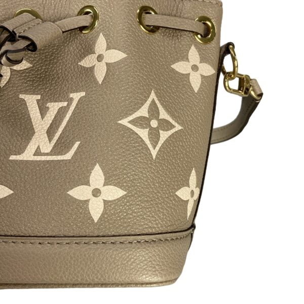 38006328 20 Louis Vuitton Nano Noe Shoulder Bag Leather Crème