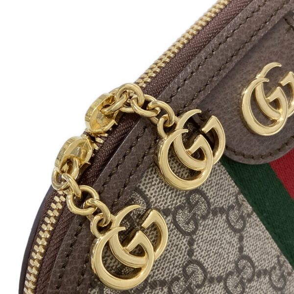 38007628 16 Gucci Ophidia Shoulder Bag Leather Beige Brown Multi