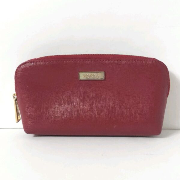 38007650 1 Furla Pouch Leather Bordeaux