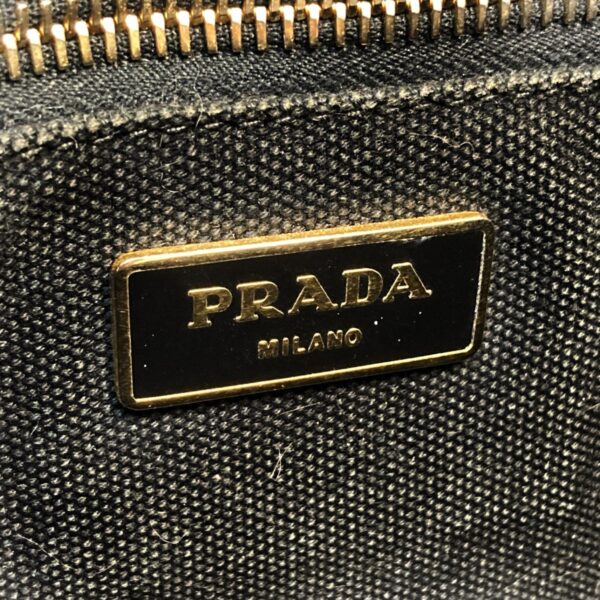 38008240 8 Prada Canapa Tote Bag Camouflage Pattern Khaki Black Multi