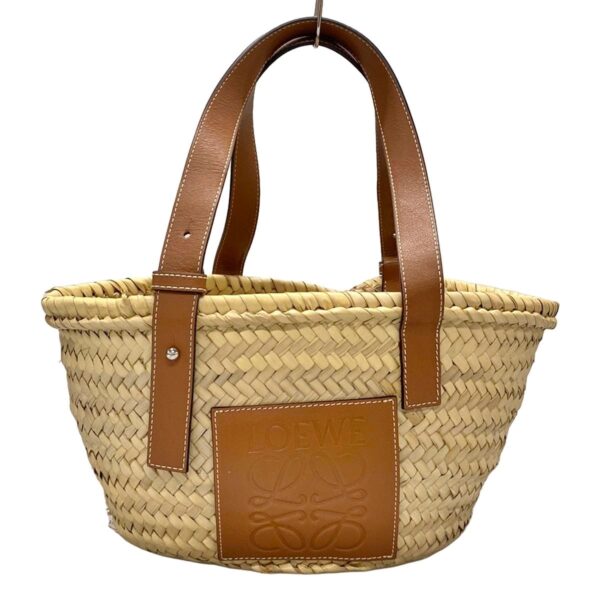 38008323 1 Loewe Basket Tote Bag Leather Natural Tan