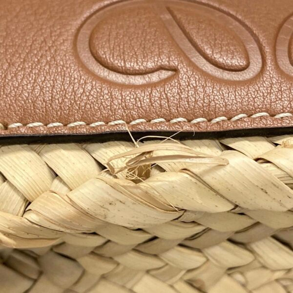 38008323 18 Loewe Basket Tote Bag Leather Natural Tan