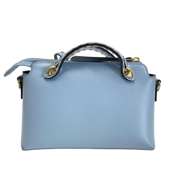 38008326 3 Fendi Mini Visible Handbag Leather Blue