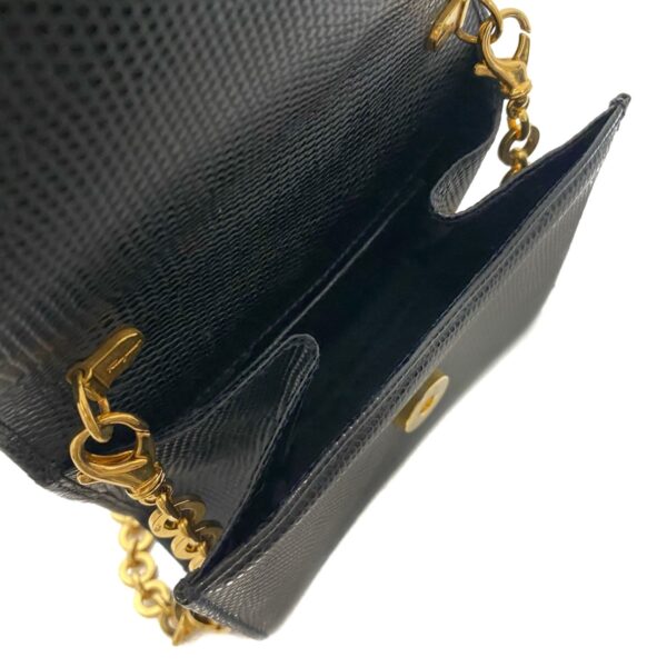 38008492 7 Salvatore Ferragamo Vara Chain Shoulder Mini Bag Leather Black