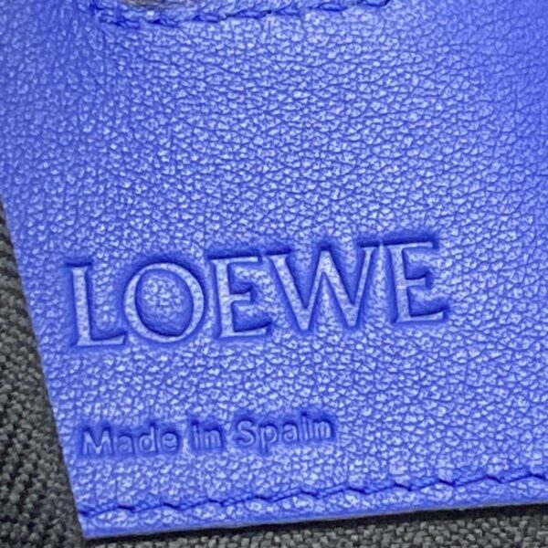 38009937 12 Loewe Hammock Small Handbag Bicolor Leather Blue Black