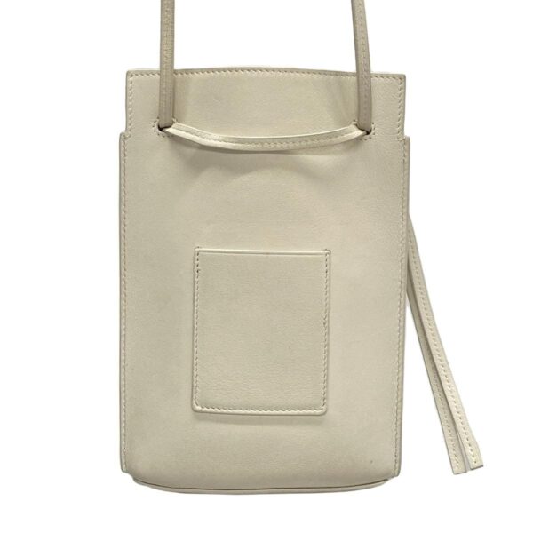 38010300 3 Loewe Dice Pocket Shoulder Bag Leather Ivory