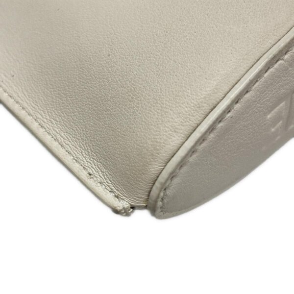 38010300 8 Loewe Dice Pocket Shoulder Bag Leather Ivory