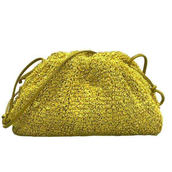 38010305 1 Bottega Veneta Mini The Pouch Shoulder Bag Leather Yellow