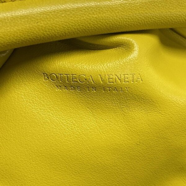 38010305 11 Bottega Veneta Mini The Pouch Shoulder Bag Leather Yellow