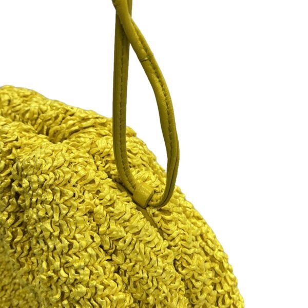 38010305 14 Bottega Veneta Mini The Pouch Shoulder Bag Leather Yellow