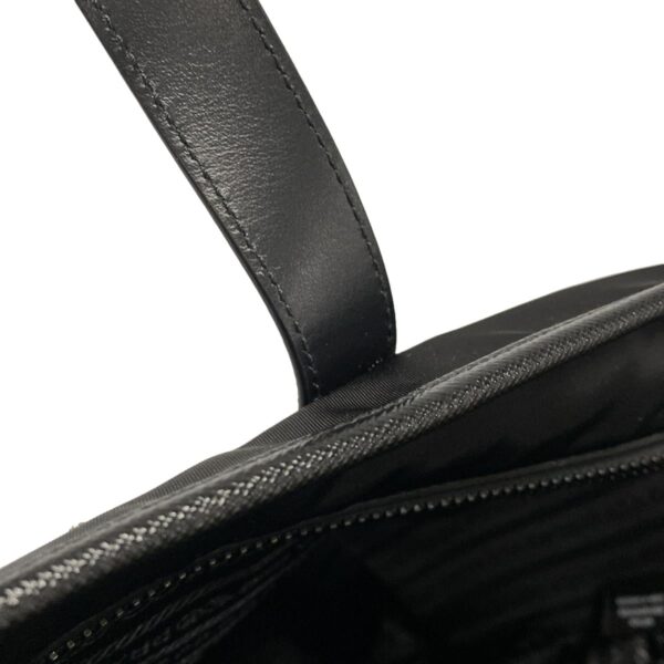 38010849 15 Prada Handbag Re Nylon Leather Black