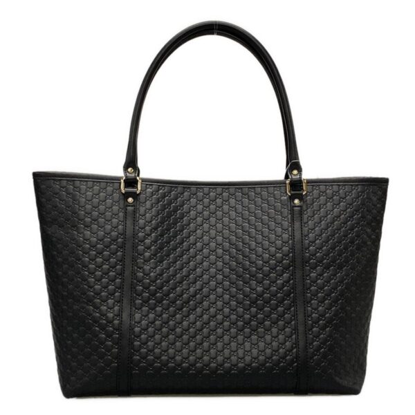 38010850 3 Gucci Micro Guccisima Tote Bag Leather Black