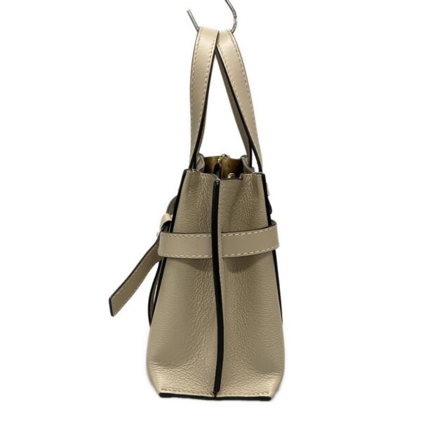 38011701 4 Loewe Gate Top Handle Mini Handbag Leather Beige