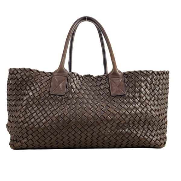 38011905 3 Bottega Veneta Hippo MM Tote Bag Leather Brown