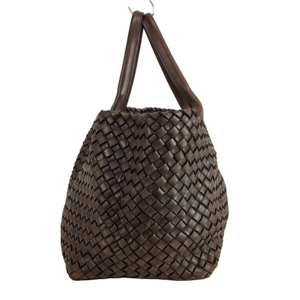 38011905 4 Bottega Veneta Hippo MM Tote Bag Leather Brown