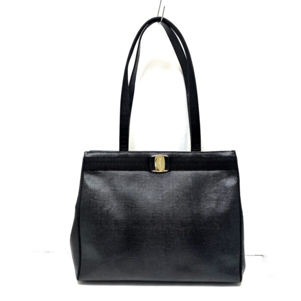 38012296 1 Salvatore Ferragamo Vara Handbag Black