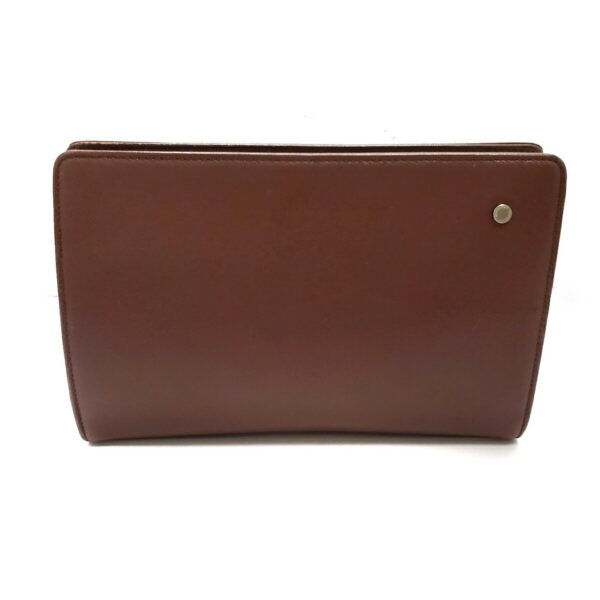 38013053 3 Burberry Clutch Bag Leather Brown