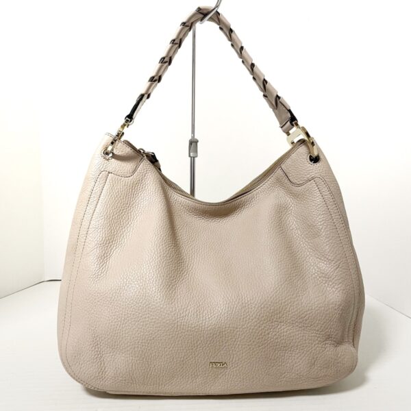 38013312 1 Furla Handbag Leather Beige