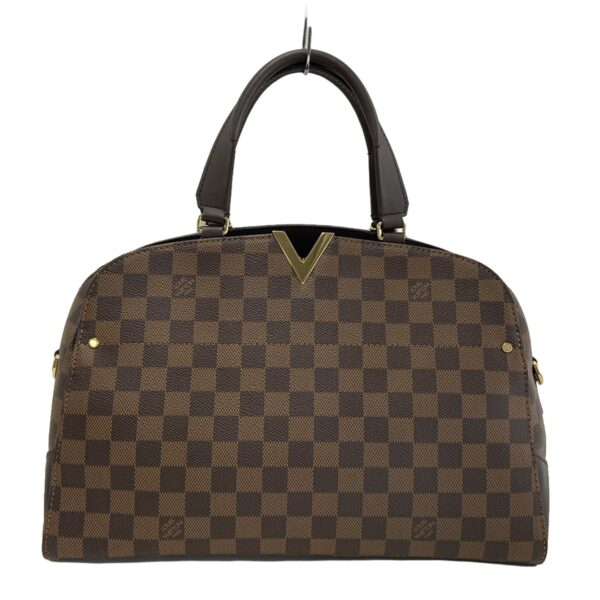 38013351 1 Louis Vuitton Kensington Bowling Handbag Damier Ebene