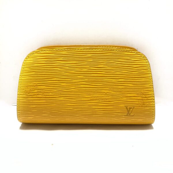 38013387 1 Louis Vuitton Dauphine PM Pouch Leather Jaune