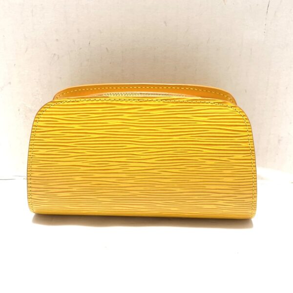 38013387 2 Louis Vuitton Dauphine PM Pouch Leather Jaune