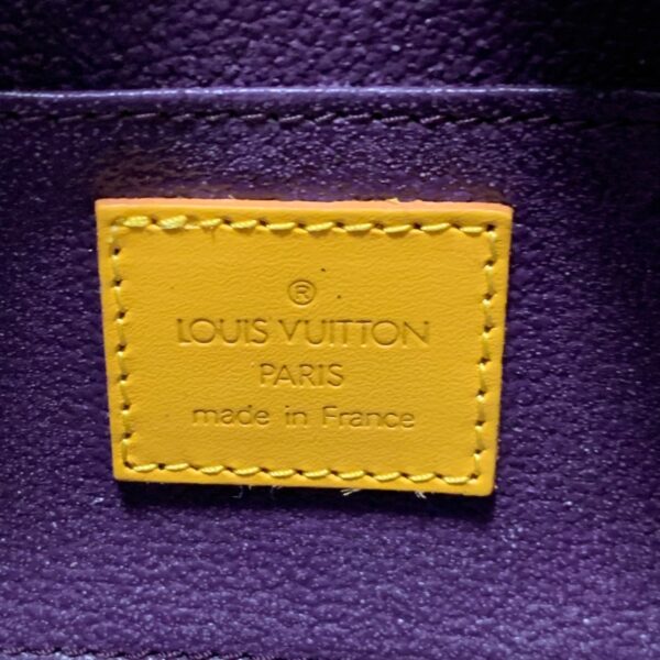 38013387 5 Louis Vuitton Dauphine PM Pouch Leather Jaune