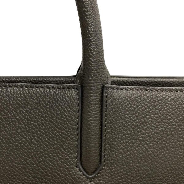 38017372 15 Saint Laurent Paris Cabas Rive Gauche Handbag Leather Gray