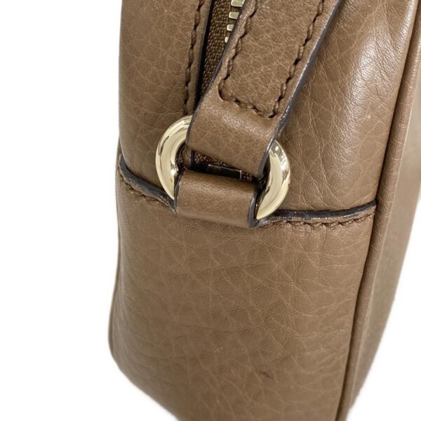 38017446 15 Gucci Soho Shoulder Bag Tassel Leather Brown